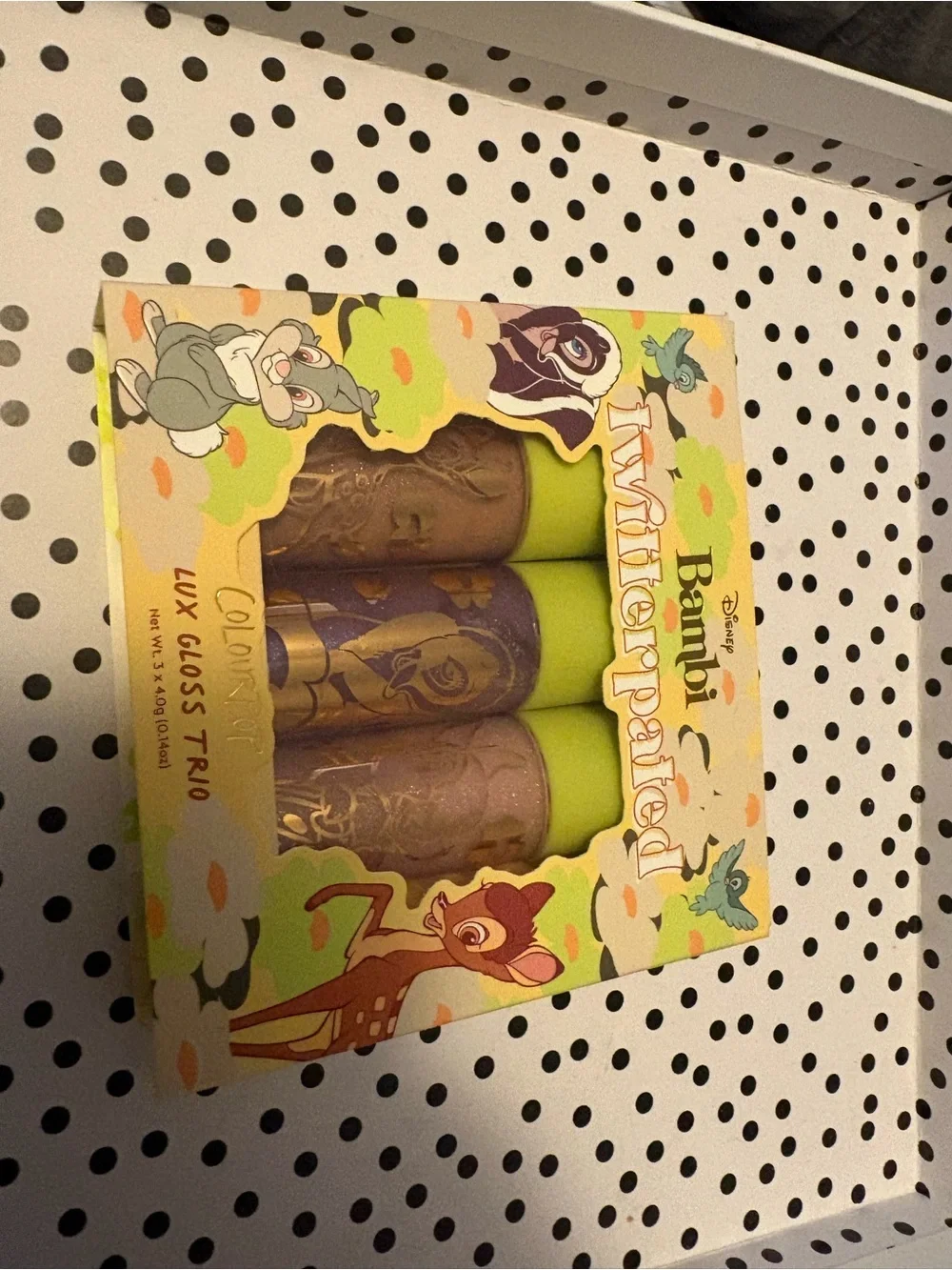 ColourPop Lux Gloss Trio - Neutral & Lilac Gloss Set BAMBI